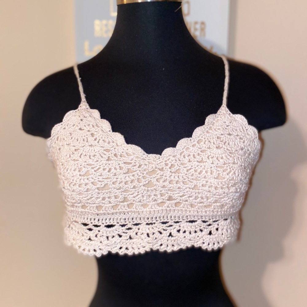 Crochet crop top